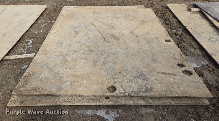 image for item EQ6615 (2) steel street plates 