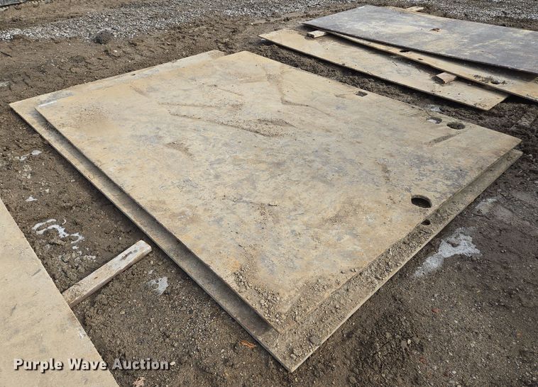 image for item EQ6615 (2) steel street plates 
