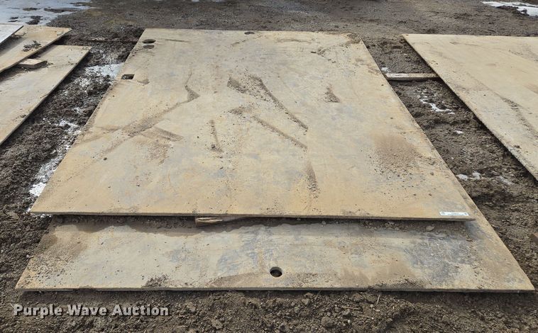 image for item EQ6615 (2) steel street plates 