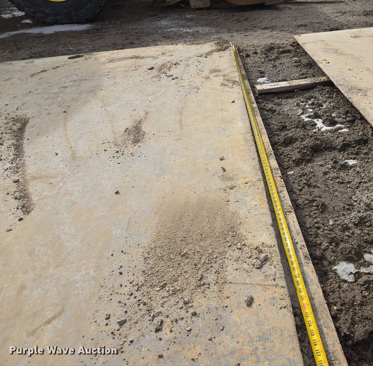 image for item EQ6615 (2) steel street plates 