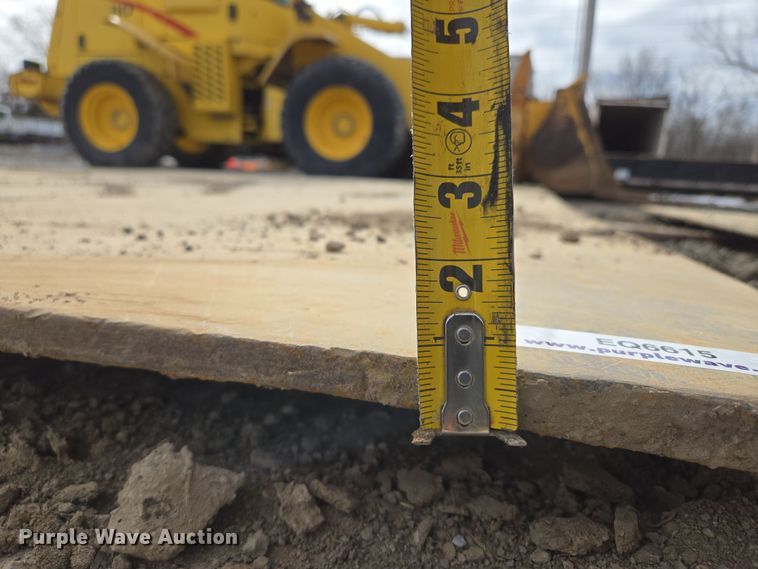 image for item EQ6615 (2) steel street plates 