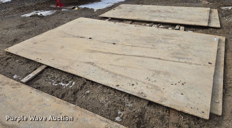 image for item EQ6616 (2) steel street plates 