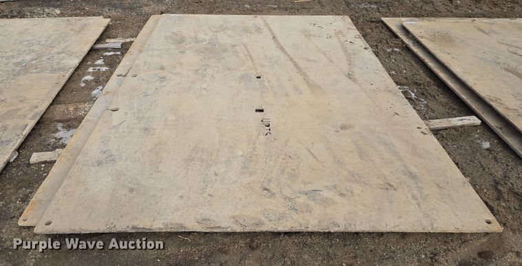 image for item EQ6616 (2) steel street plates 