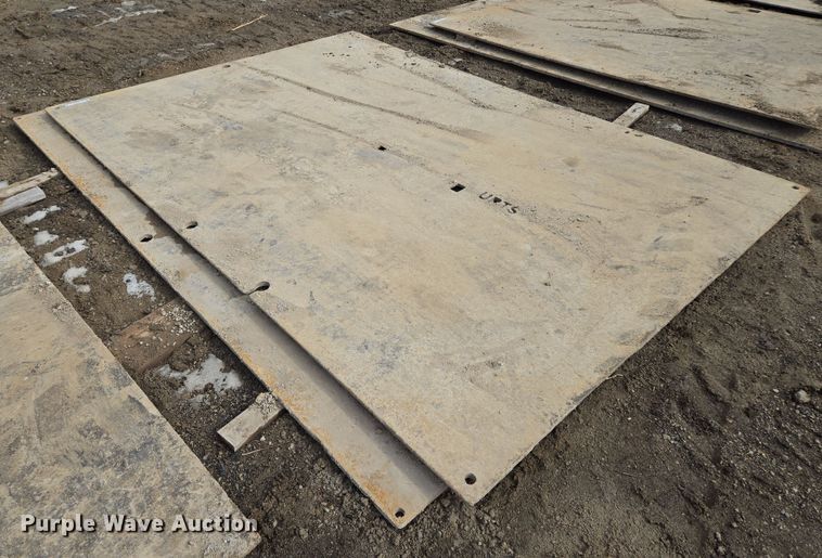 image for item EQ6616 (2) steel street plates 