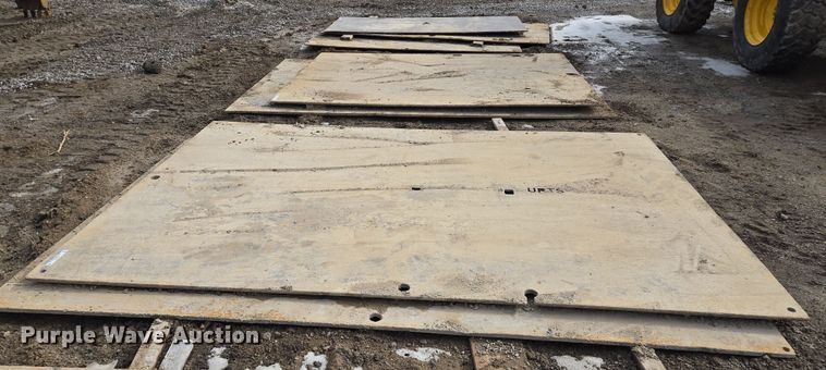 image for item EQ6616 (2) steel street plates 