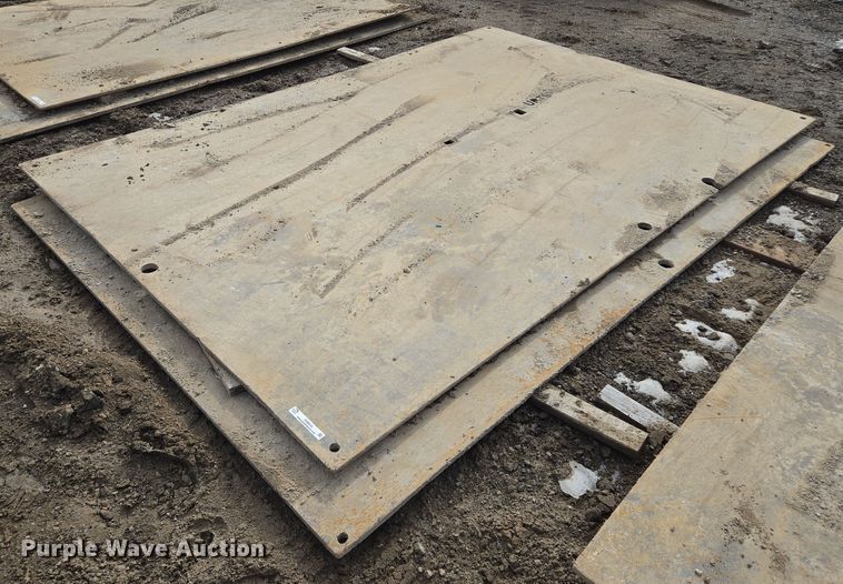 image for item EQ6616 (2) steel street plates 