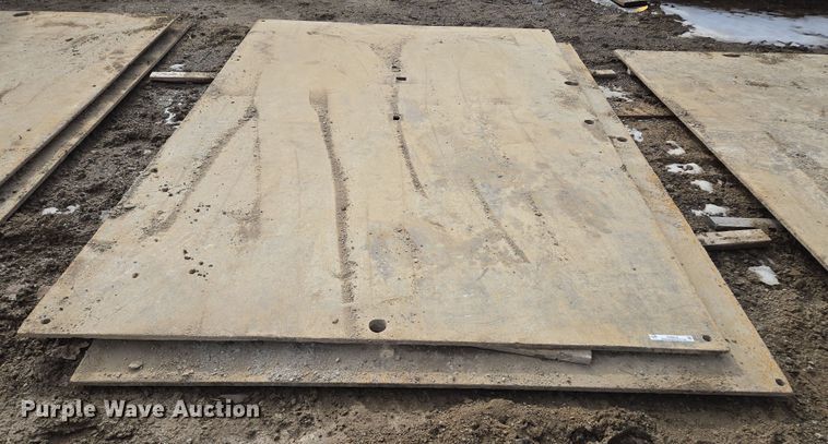 image for item EQ6616 (2) steel street plates 