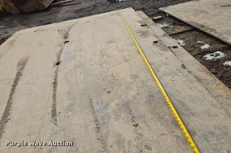 image for item EQ6616 (2) steel street plates 