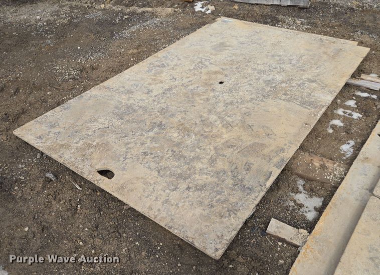 image for item EQ6617 (2) steel street plates 