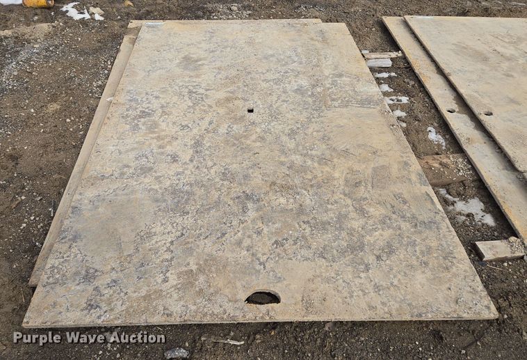 image for item EQ6617 (2) steel street plates 