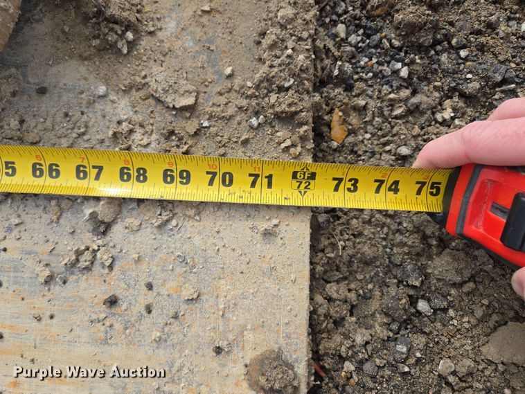 image for item EQ6617 (2) steel street plates 