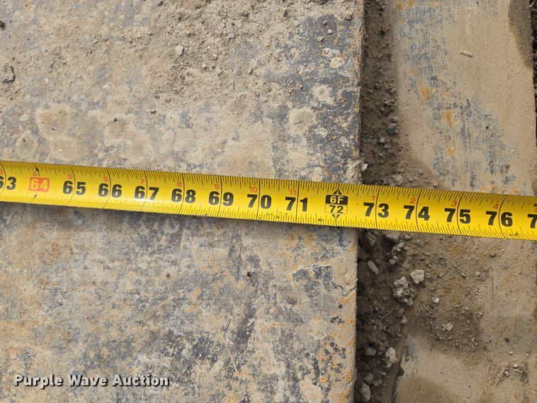 image for item EQ6617 (2) steel street plates 