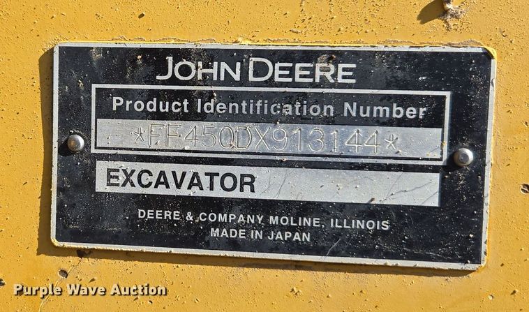 image for item ER5151 2006 John Deere 450D LC excavator