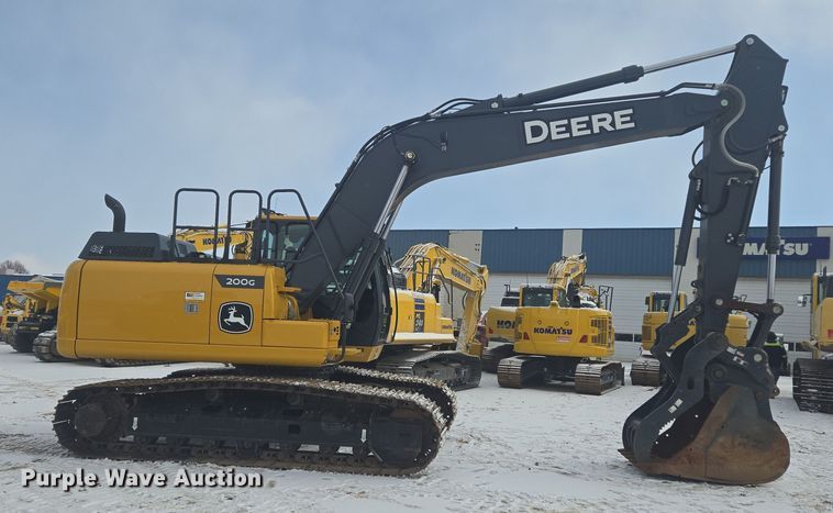 image for item ER5157 2022 John Deere 200G excavator