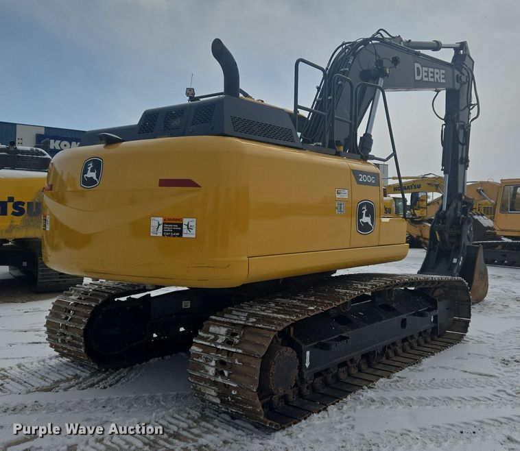 image for item ER5157 2022 John Deere 200G excavator