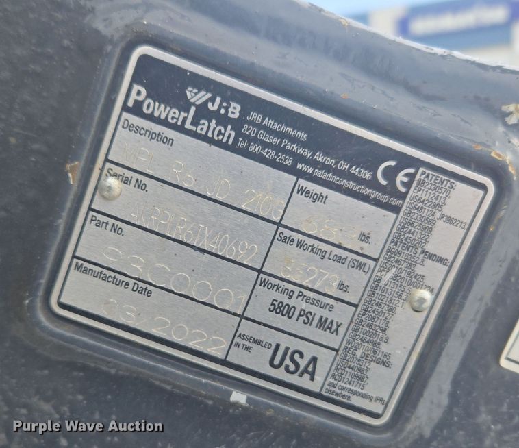 image for item ER5157 2022 John Deere 200G excavator