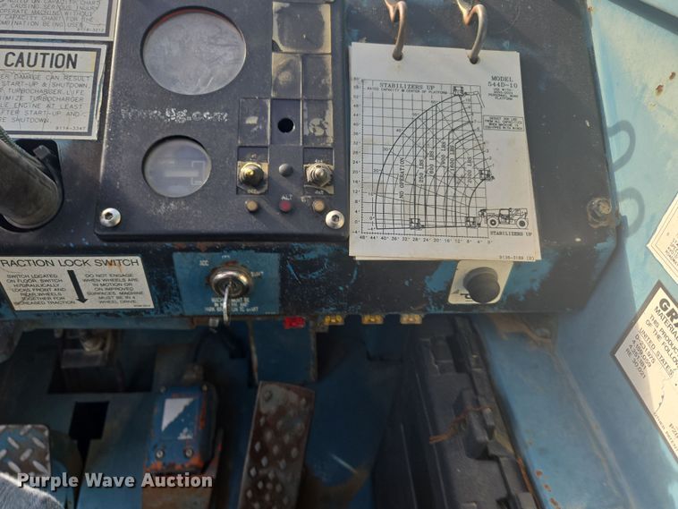 image for item ER5161 1997 Gradall 544D-10 telehandler