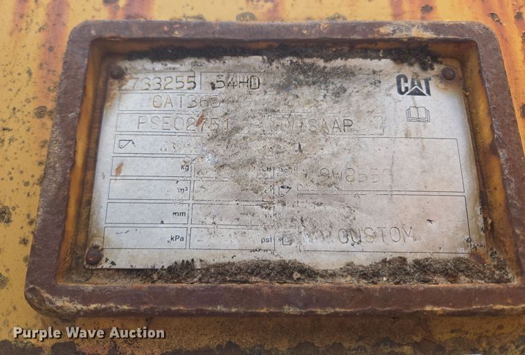 image for item ER5178 Caterpillar CAT365 excavator bucket