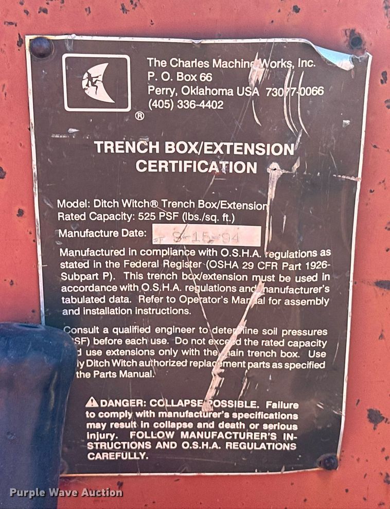 image for item ER8797 Ditch Witch P80 directional rod pusher