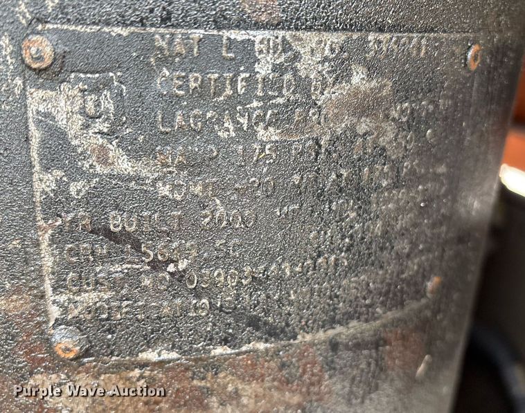 image for item EY9956 2000 Sullivan D018506JDB air compressor