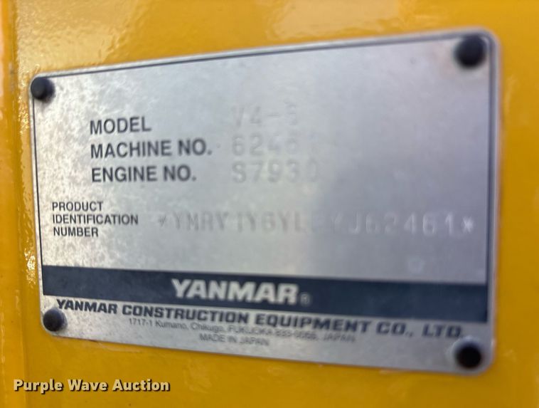 image for item EY9978 2014 Yanmar V4-6 wheel loader