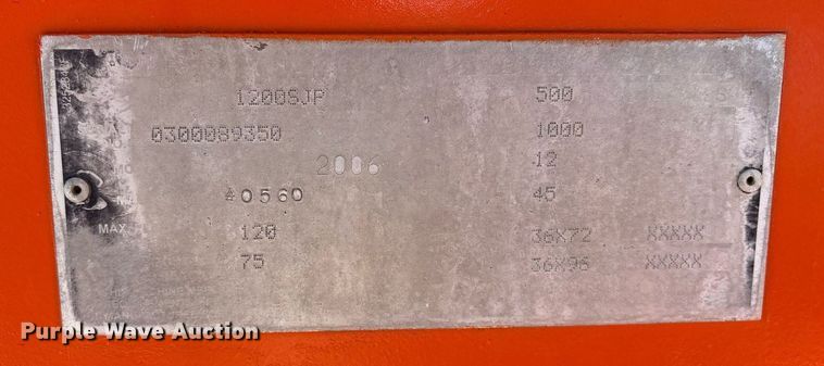 image for item EY9982 2006 JLG 1200SJP boom lift