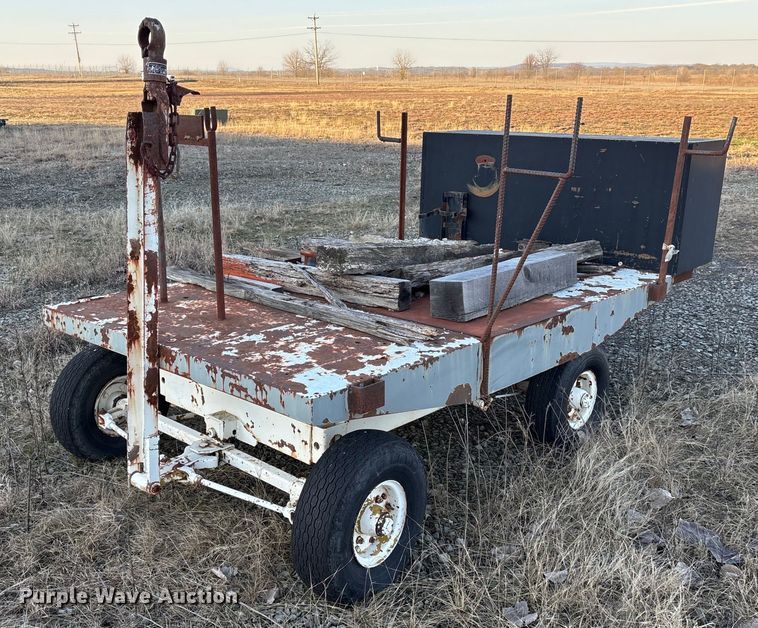 image for item EY9984 Shop built hay wagon