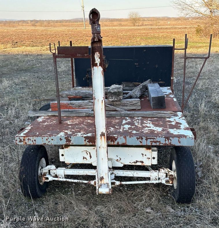 image for item EY9984 Shop built hay wagon