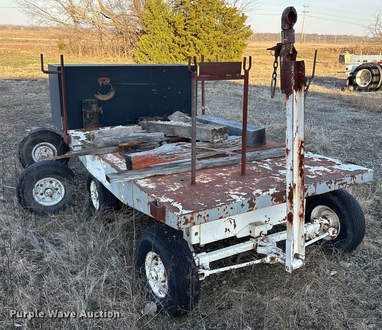 image for item EY9984 Shop built hay wagon
