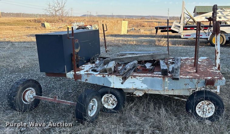 image for item EY9984 Shop built hay wagon