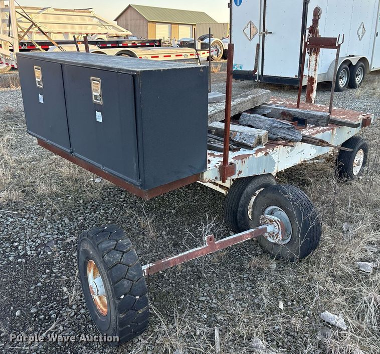 image for item EY9984 Shop built hay wagon