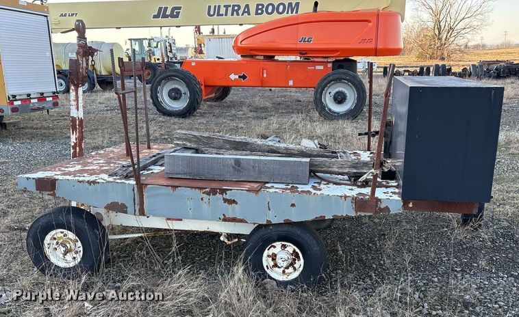 image for item EY9984 Shop built hay wagon