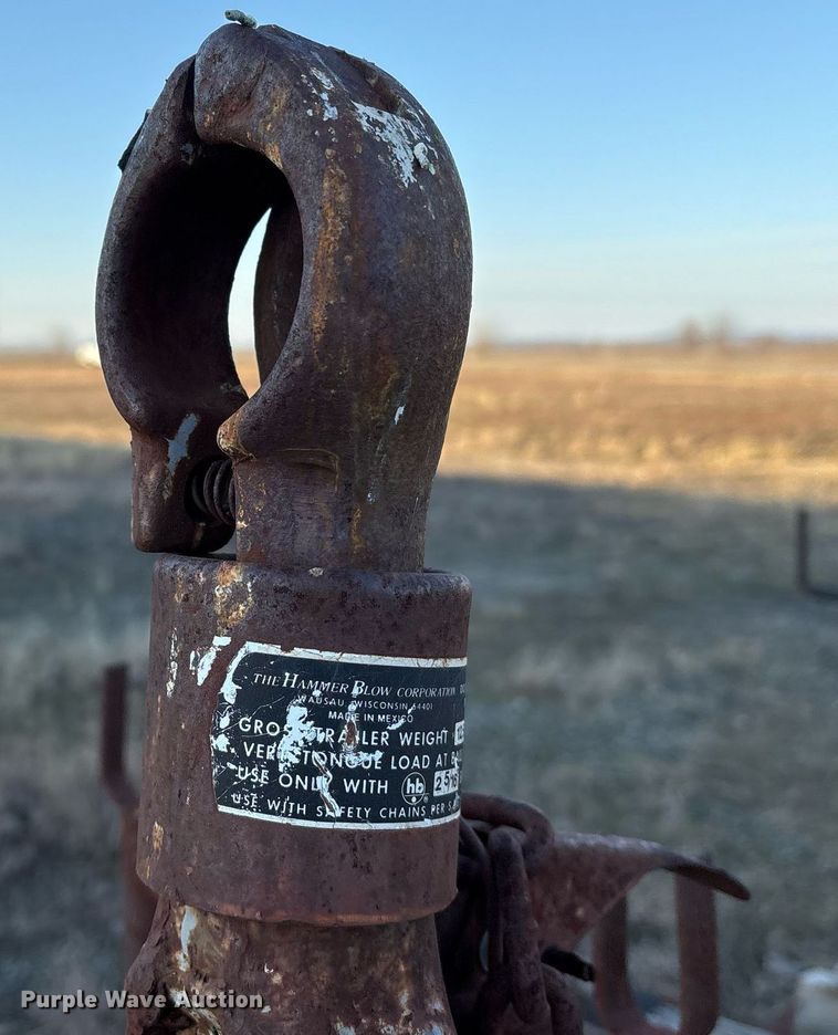 image for item EY9984 Shop built hay wagon