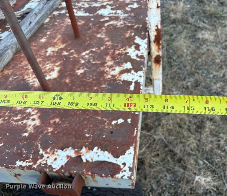 image for item EY9984 Shop built hay wagon