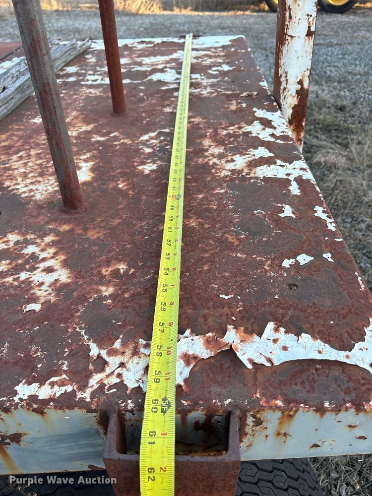 image for item EY9984 Shop built hay wagon