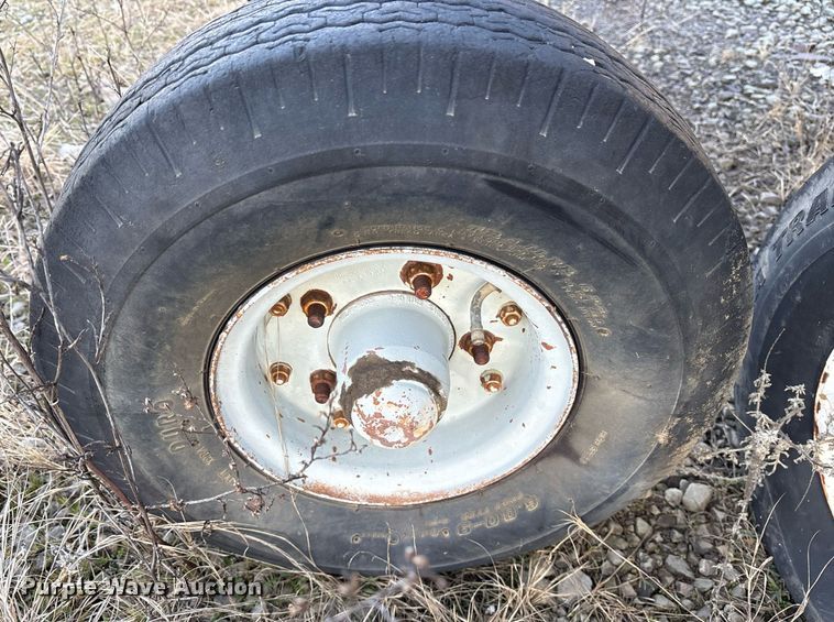 image for item EY9984 Shop built hay wagon