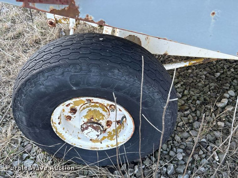 image for item EY9984 Shop built hay wagon