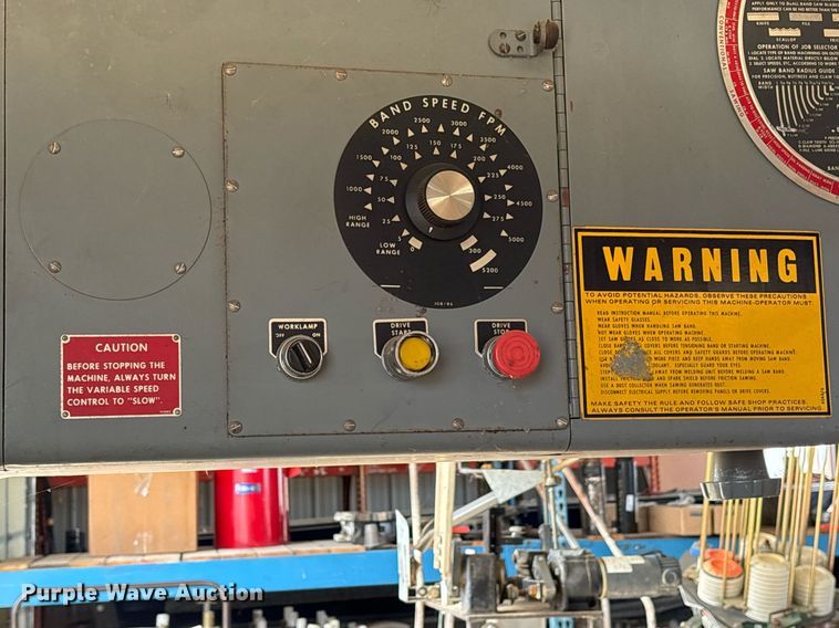 image for item EY9990 DoAll 3613-20 band saw