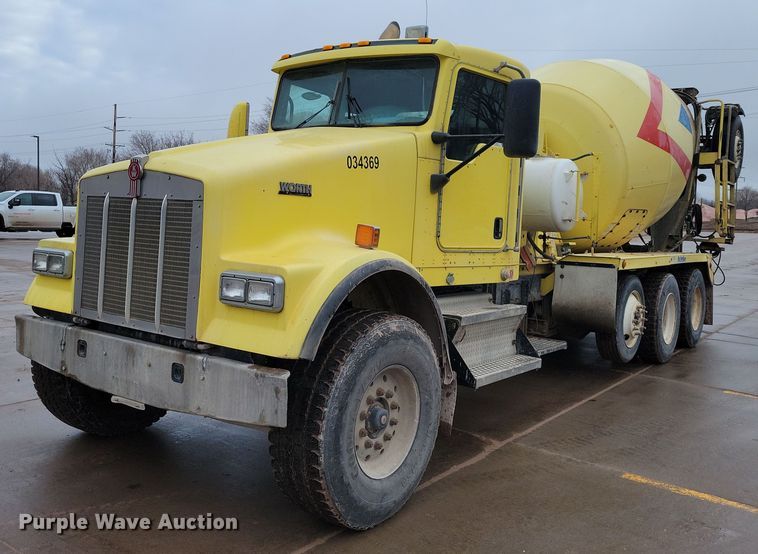 image for item NB9848 2009 Kenworth W900 ready mix truck