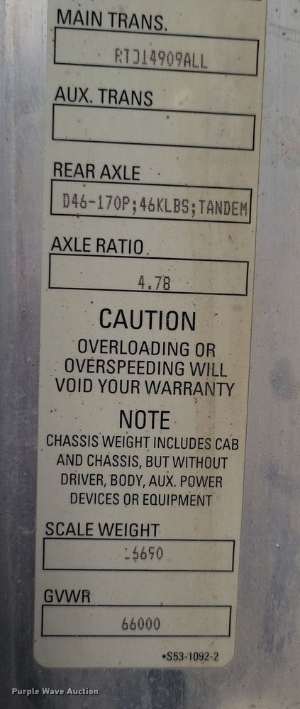 image for item NB9848 2009 Kenworth W900 ready mix truck