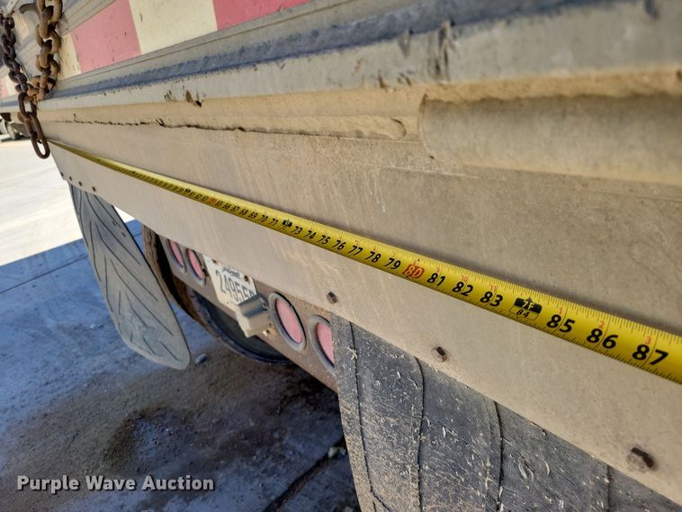 image for item NB9853 2000 Trail King end dump pup trailer