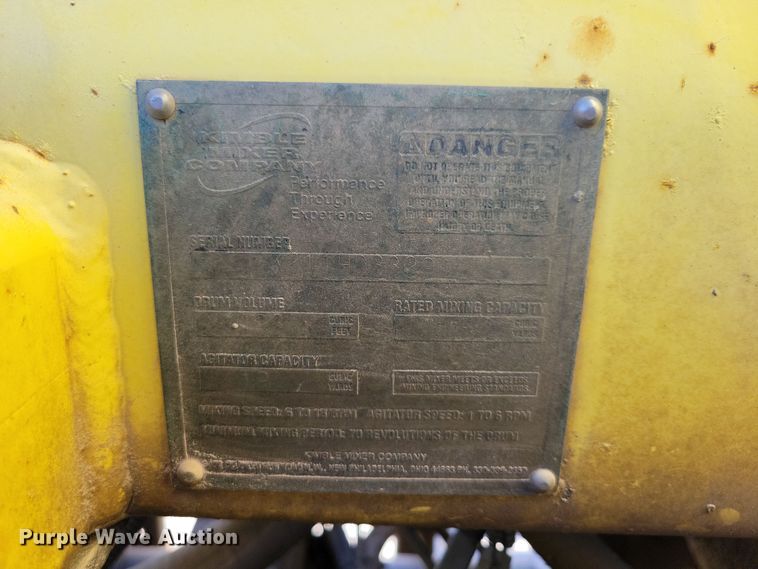 image for item NB9854 2006 Kenworth W900 ready mix truck