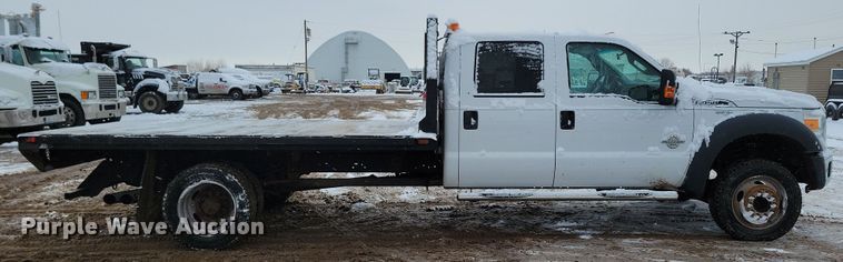 image for item NB9876 2016 Ford F450 Super Duty Crew Cab flatbed truck