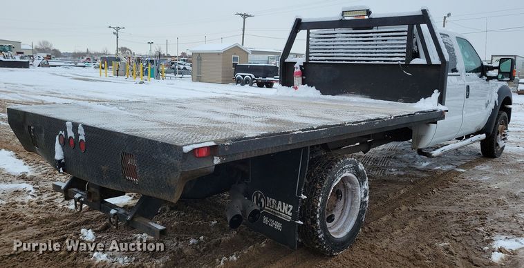image for item NB9876 2016 Ford F450 Super Duty Crew Cab flatbed truck