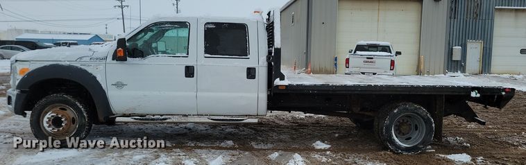 image for item NB9876 2016 Ford F450 Super Duty Crew Cab flatbed truck