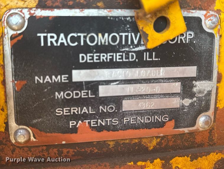 image for item NN9582 Tractomotive TL-20-D wheel loader