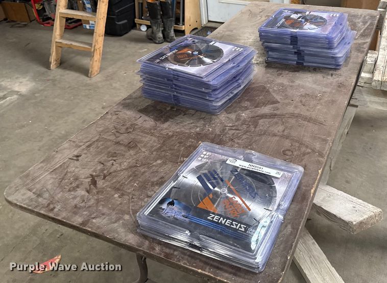 image for item NN9591 Approximately 41 Zenesis concrete saw blades