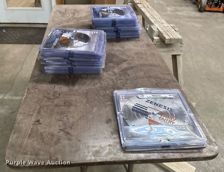 image for item NN9591 Approximately 41 Zenesis concrete saw blades