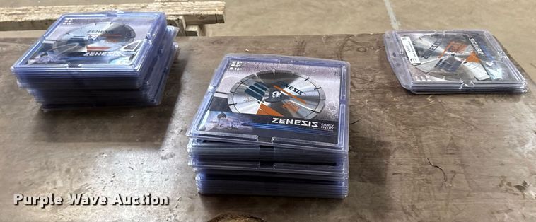image for item NN9591 Approximately 41 Zenesis concrete saw blades