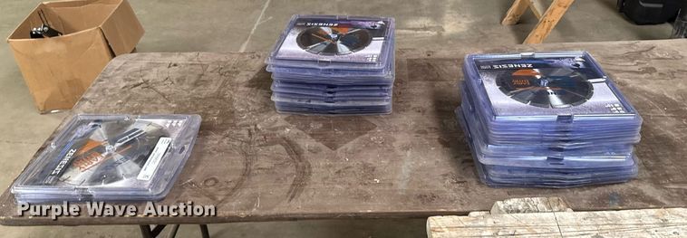 image for item NN9591 Approximately 41 Zenesis concrete saw blades